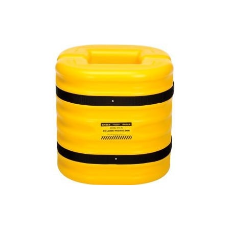 Justrite Eagle Column Protector, 10" Column Opening, 24" High, Yellow 172410